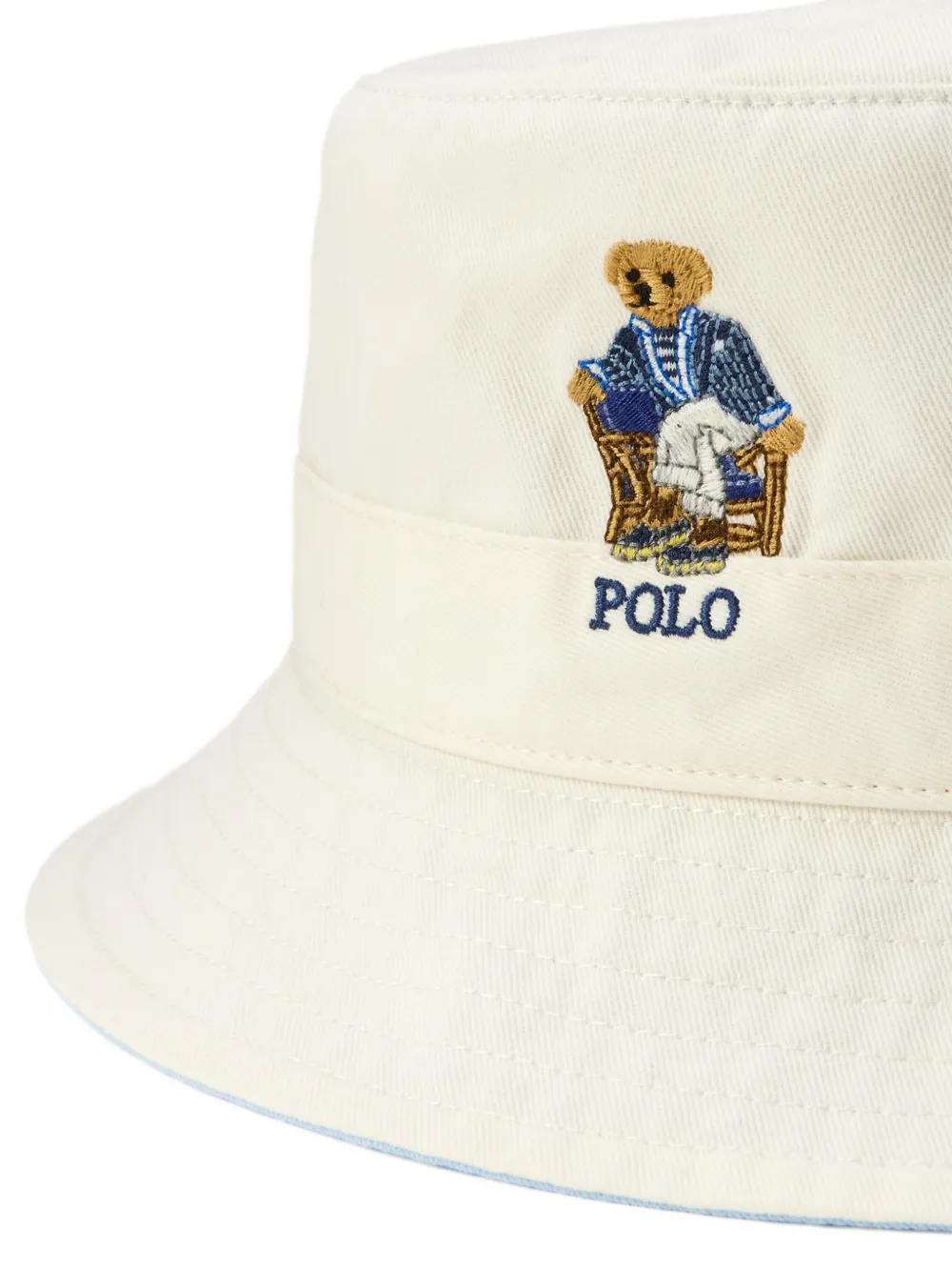 Polo Bear Twill Bucket Hat - Image 3
