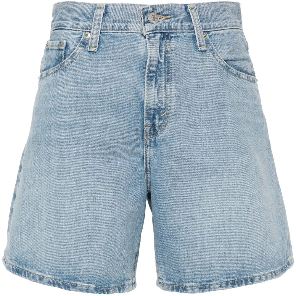 High Rise Baggy Shorts