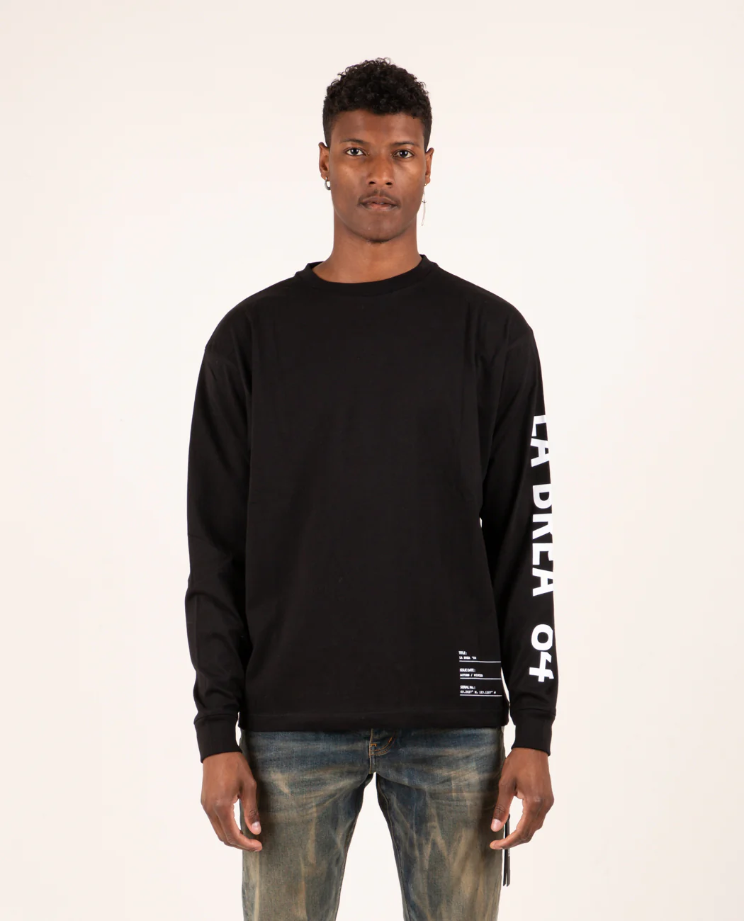 La Brea Ave L/S Tee Black - Image 3