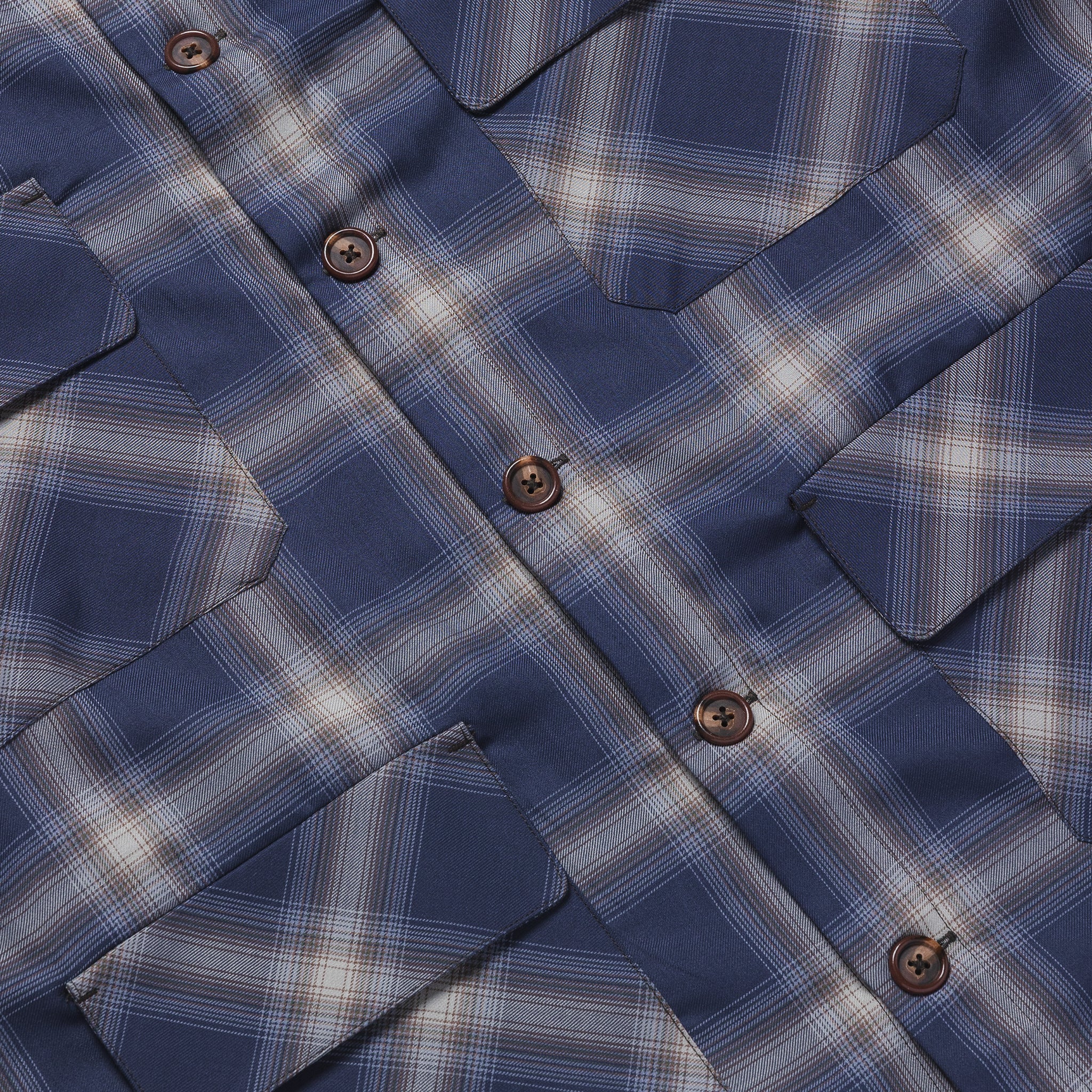 Ombre Japanese Plaid Flannel - Image 4