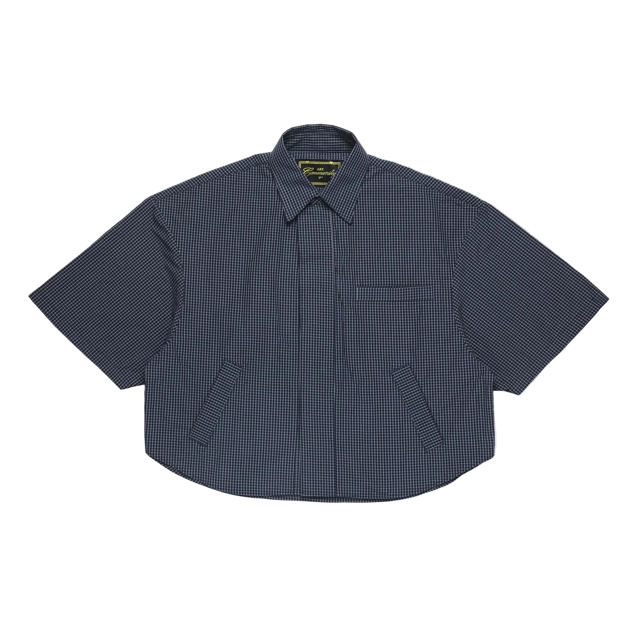 Plaid Japanese 3/4 Shirt