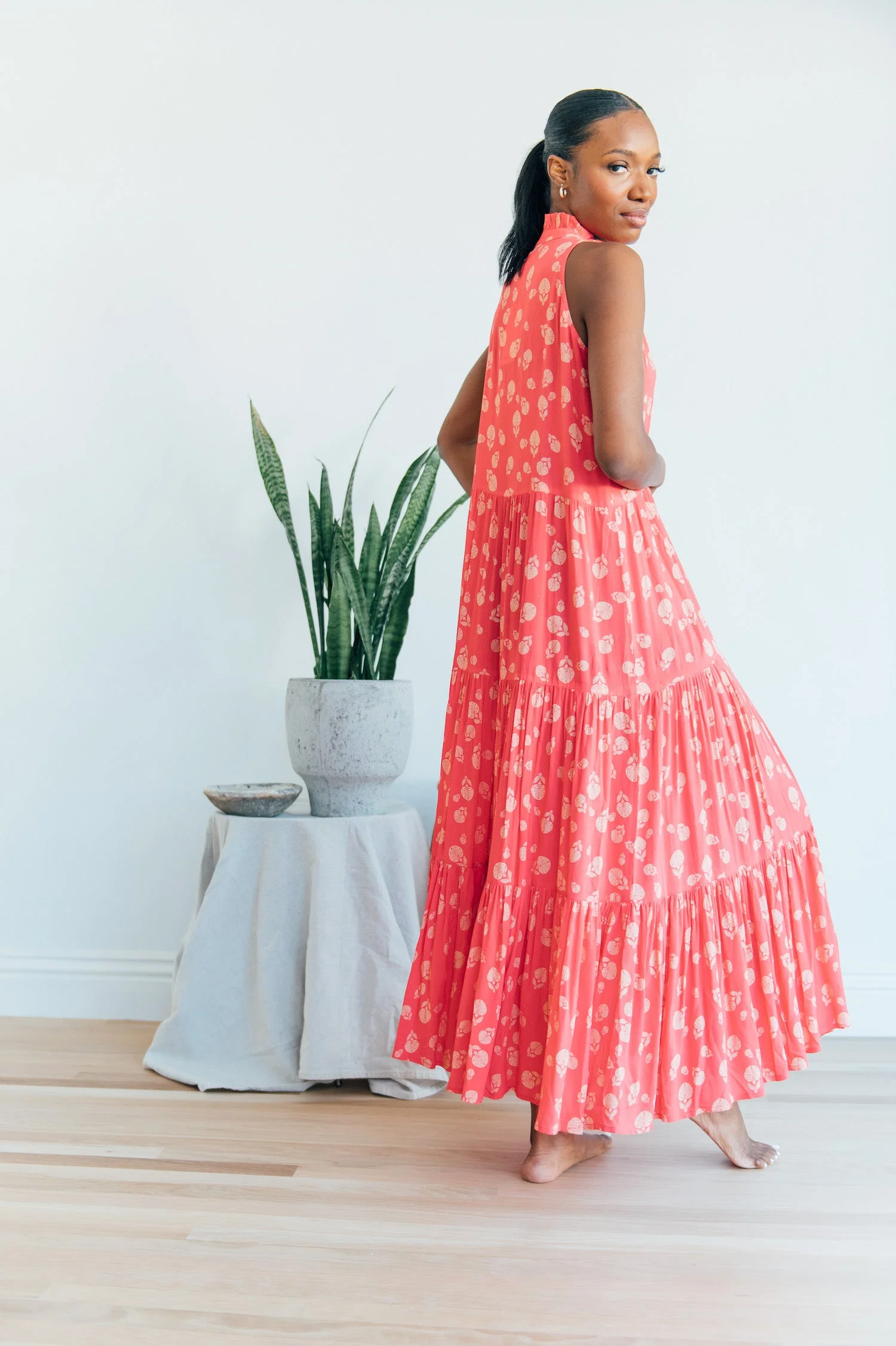 Sienna Maxi s/l  - red blossom - Image 3