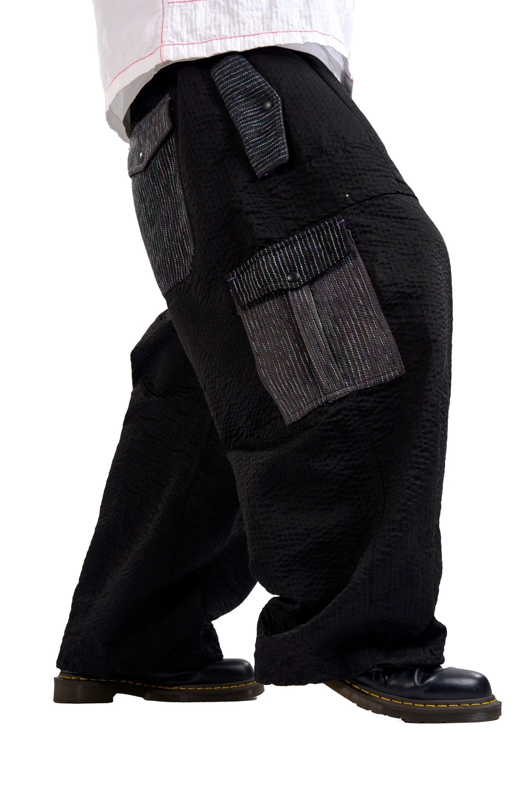Stitched-Through Cargo Pants - Image 2
